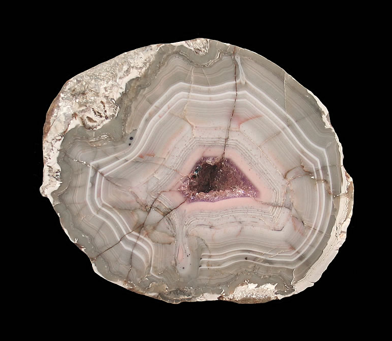 Cal Neva Mineral Company: Agate with Amethyst, Idar-Oberstein ...